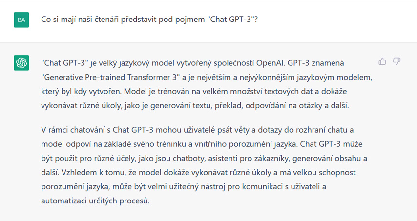 Chat GPT 3
